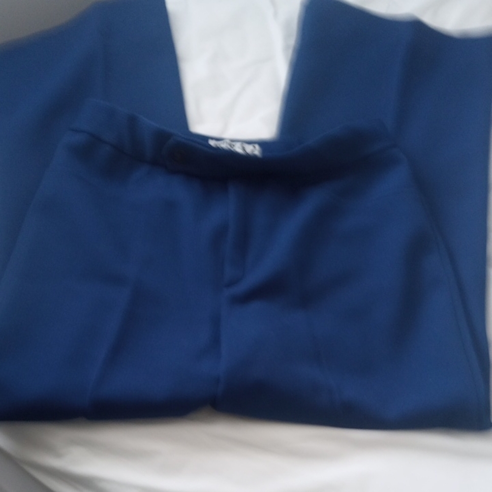 Vintage Blue Trousers For Women Size 14